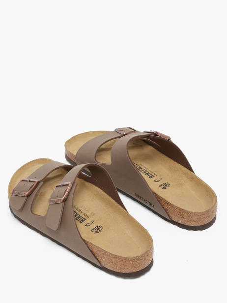 Mules Arizona Birkenstock Marron men 151181 vue secondaire 2