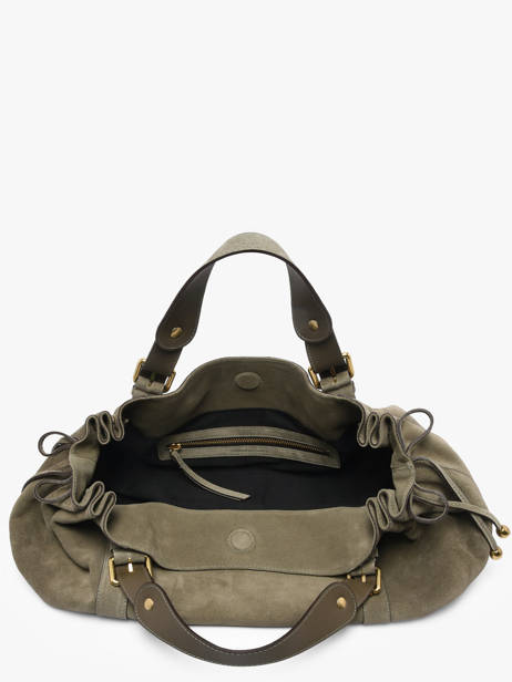 Sac 24h Folk Cuir Gerard darel Vert folk DDS01407 vue secondaire 3