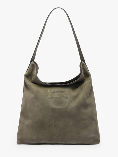 Sac Porté épaule Folk Lady Cuir Gerard darel Vert folk lady DDS72407