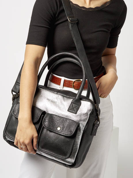 Sac Ledandy Argento Cuir Paul marius Rose argento DANDYARG vue secondaire 1