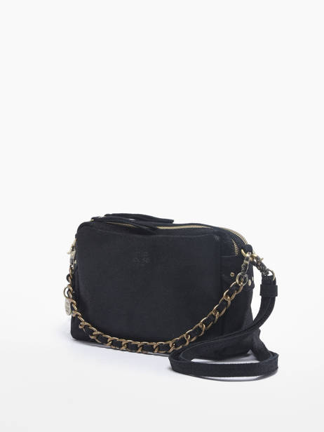 Sac Mama Xs Cuir Mila louise Noir vintage 23673XSX vue secondaire 2