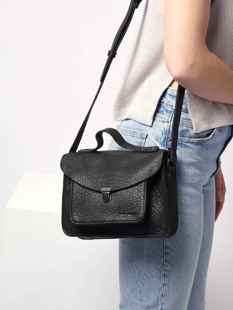 Sac  Mademoiselle George Cuir Paul marius Rose vintage GEORGE vue secondaire 1